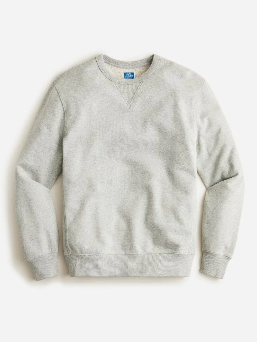 J. Crew French Terry Crewneck Sweatshirt Heather Gray Medium #A3023